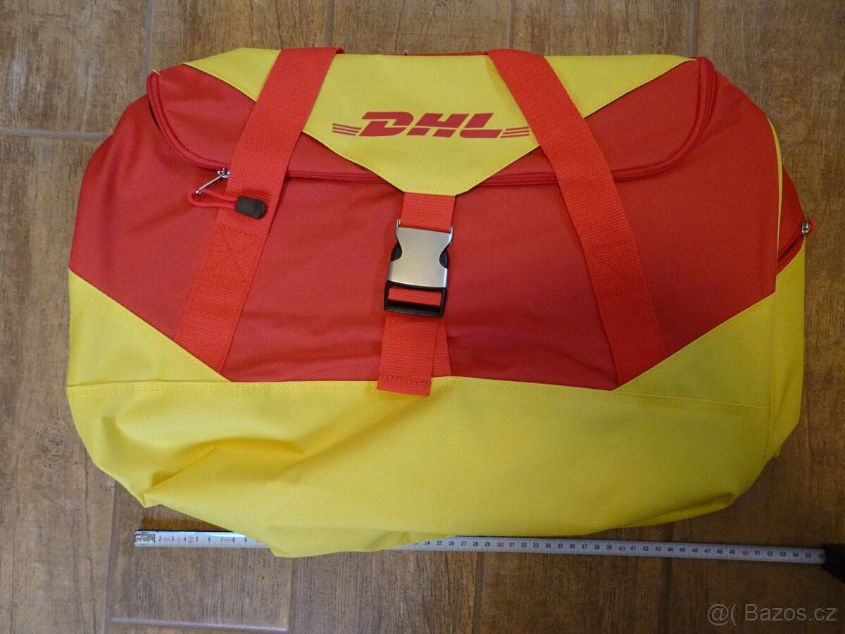 Taška cestovní - sportovní DHL, NEPOUŽITÁ, NOVÁ