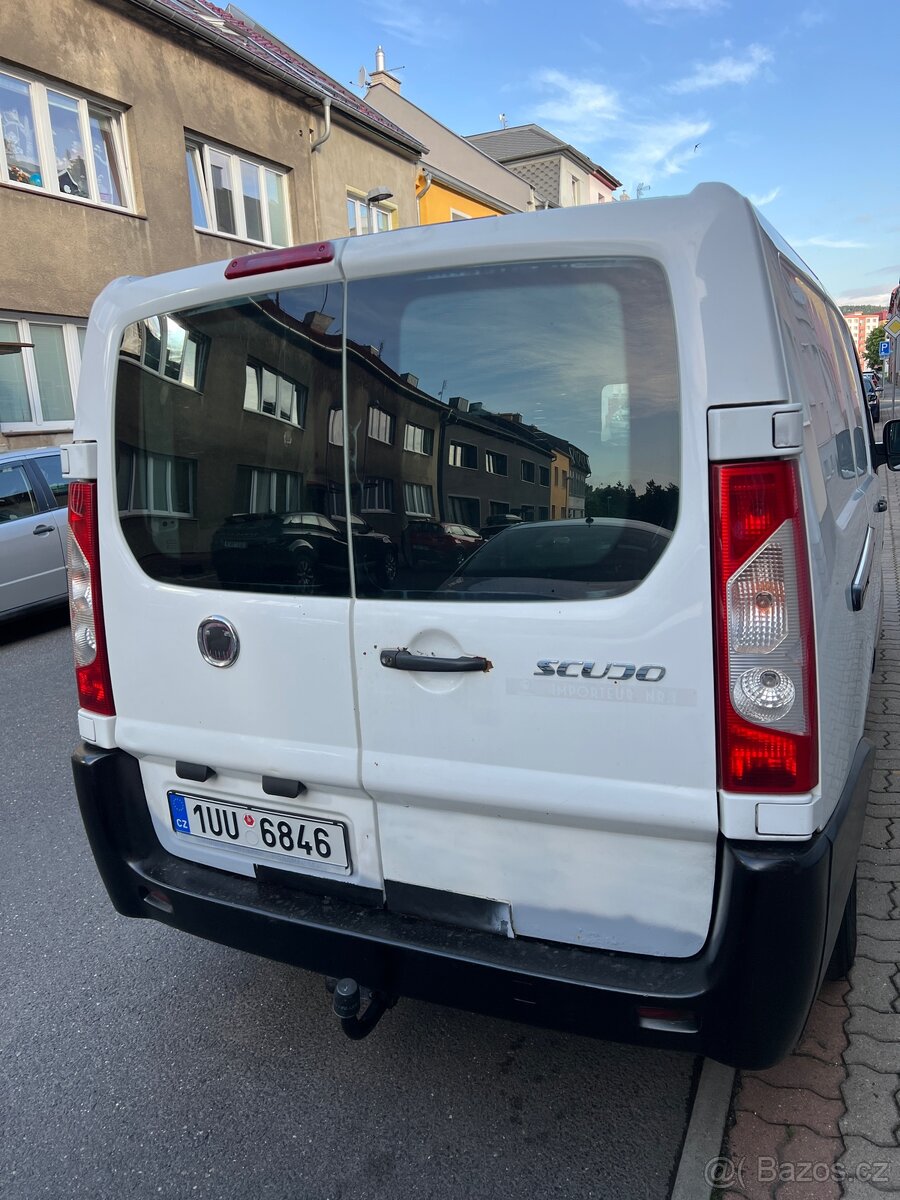 Koupim zadni dvere na Fiat Scudo 2010