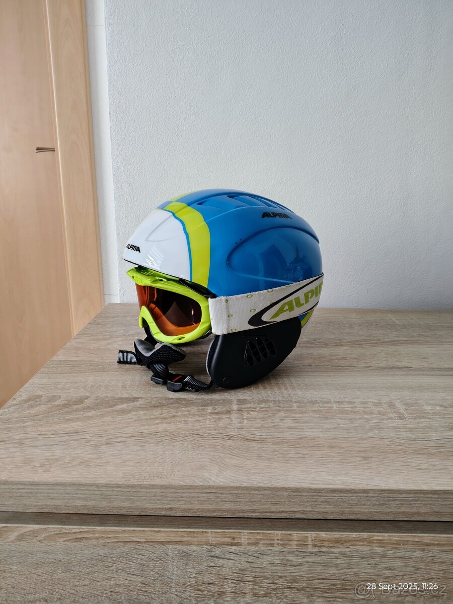 Dětská lyžařská přilba 54-58cm Alpina