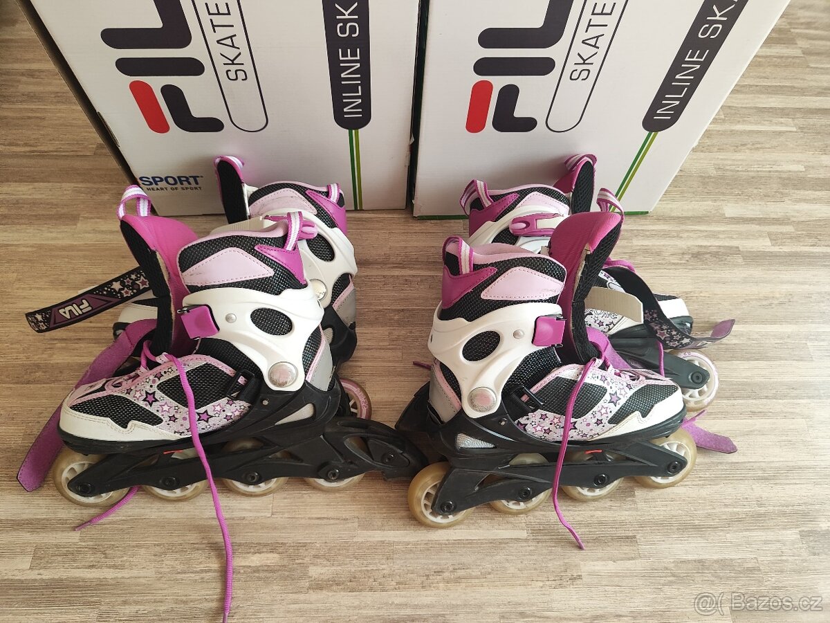 Dětské kolečkové brusle Fila J-One Girl vel. 32-36