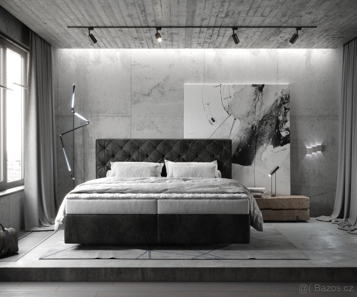 Čalouněná postel Milano 160/180x200cm Nová