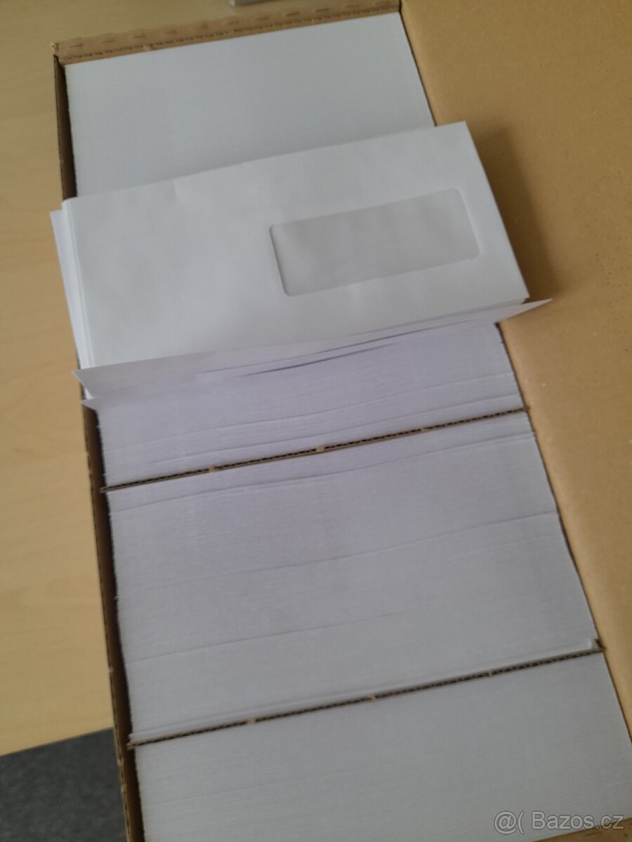 Poštovní obálky - krabice 1000 ks