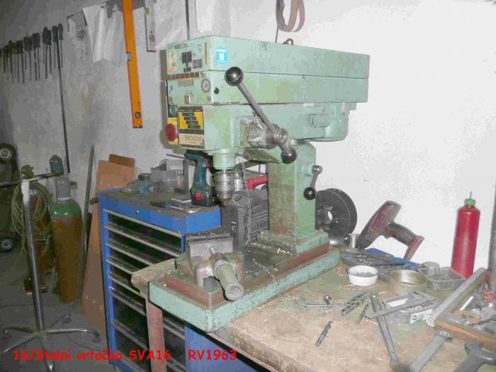 Vrtačky - stolové SVA 16