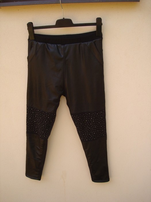 dámské vyteplené kalhoty v.40 nové