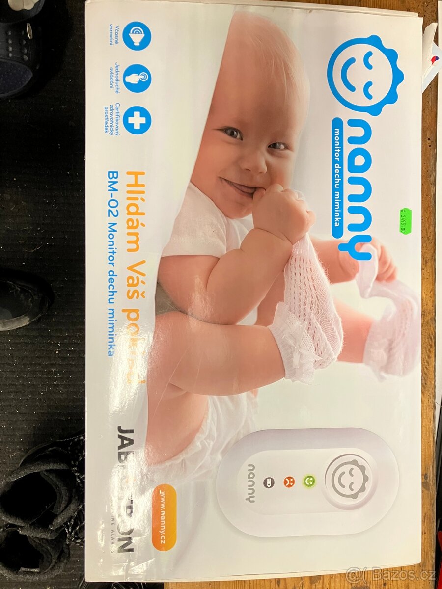 Monitor dechu Nanny Jablotron