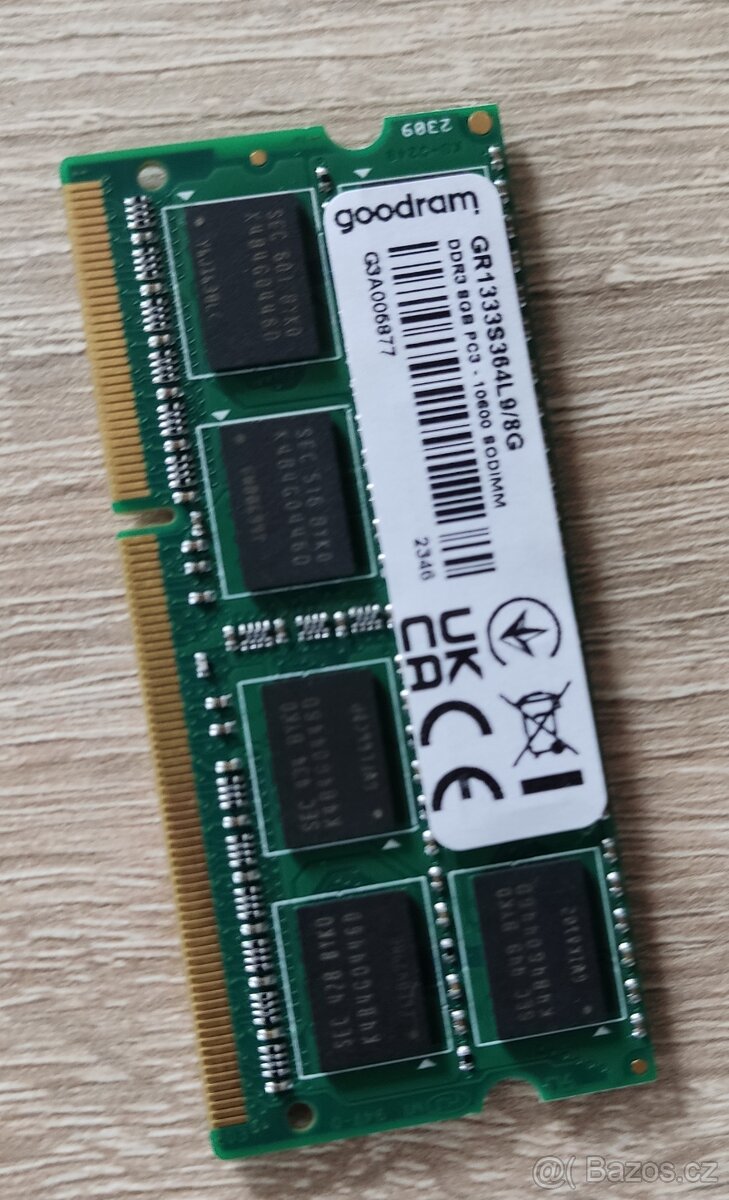 DDR3 RAM 8GB do notebooku