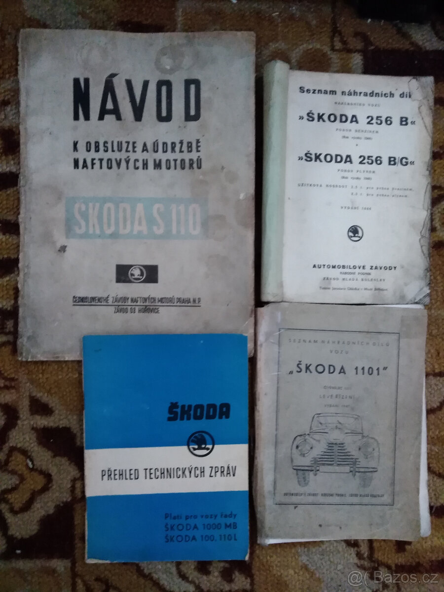 Katalog náhradních dílů ŠKODA 256, ŠKODA Š 110,