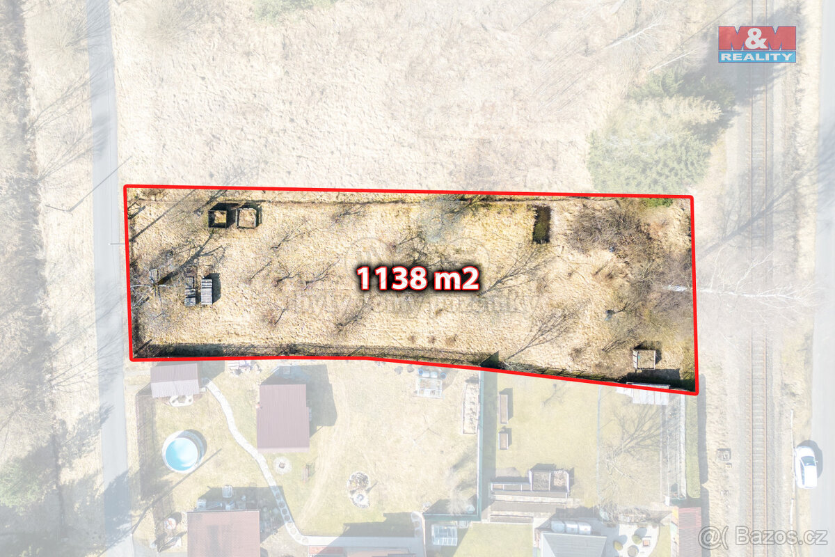 Prodej pozemku k bydlení, 1138 m², Oloví