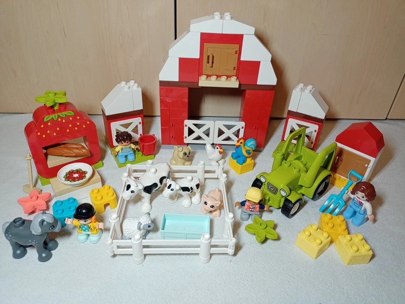 lego duplo stodola, farma