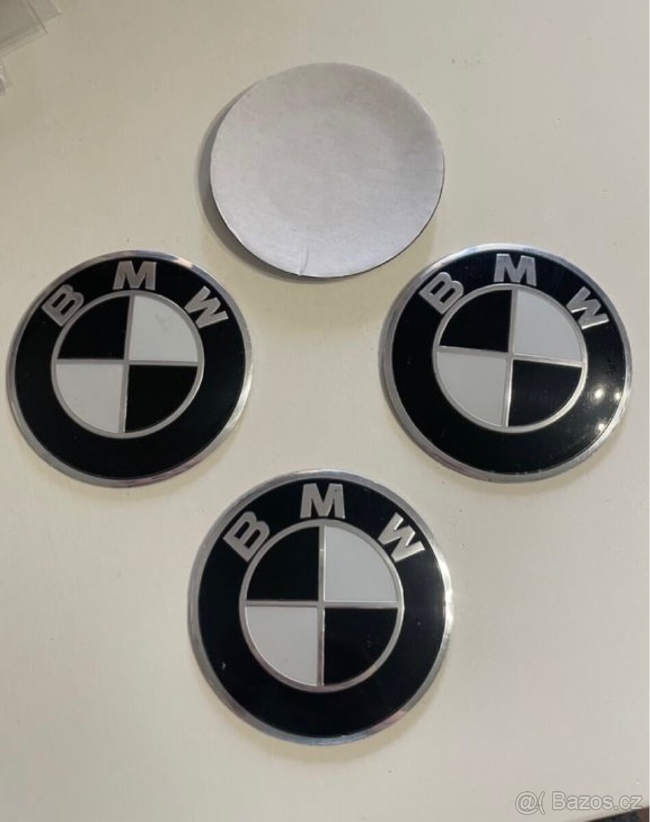 Středové pokličky /samolepky alu kola BMW ČB 70 mm
