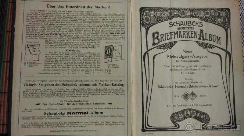 Schaubeks brief-marken album