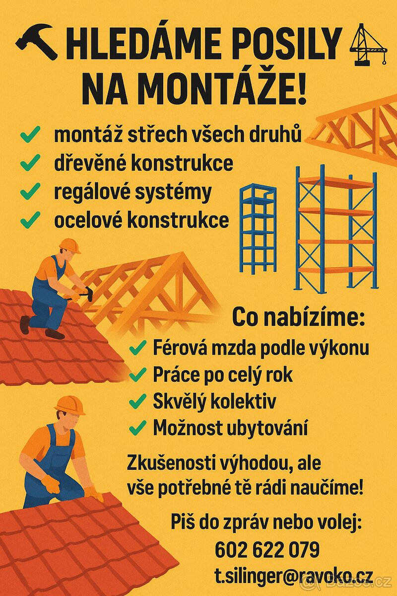 Rozšiřujeme tým a hledáme šikovné parťáky na: