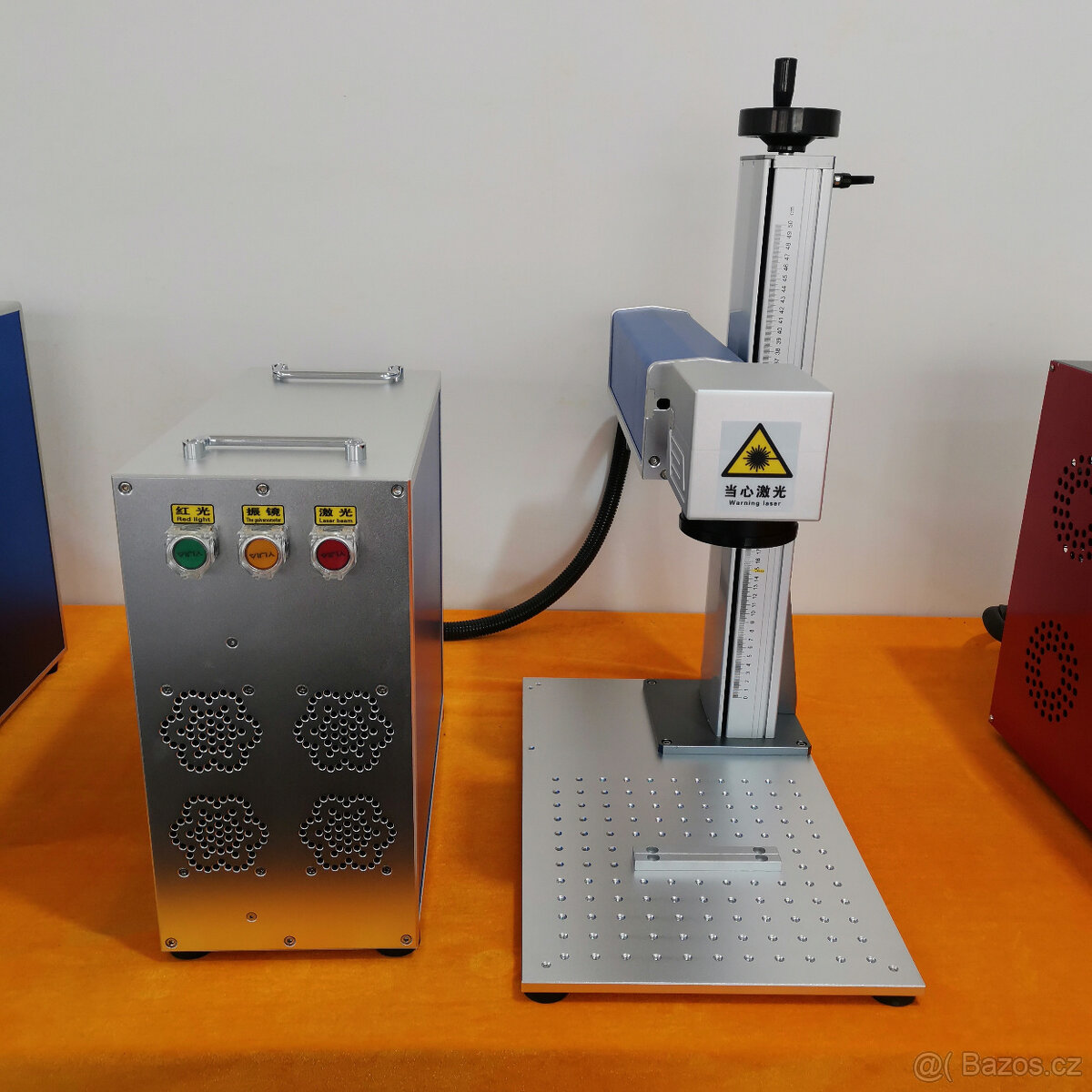 60w fiber laser gravírka, MOPA