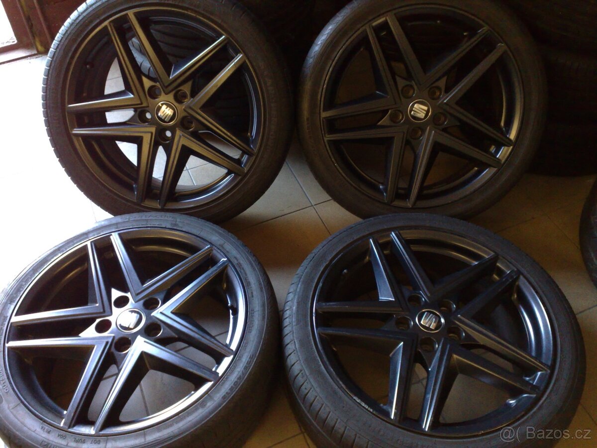 alu kola 5x112 r18 original seat,škoda 225/40/18