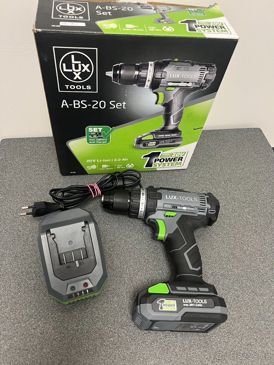 Aku vrtačka LUX Tools 1 Power System