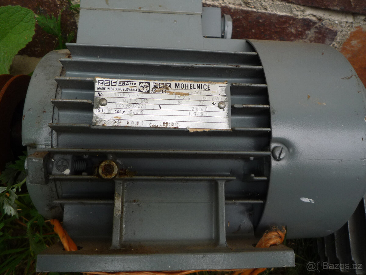 Elektromotory 3 fázové a menší elektromotory na 220V