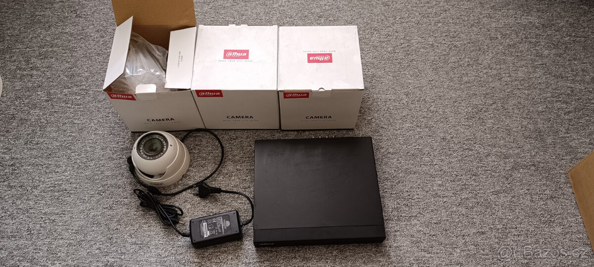 Kamerový systém Dahua - rekordér s HDD + 3 kamery