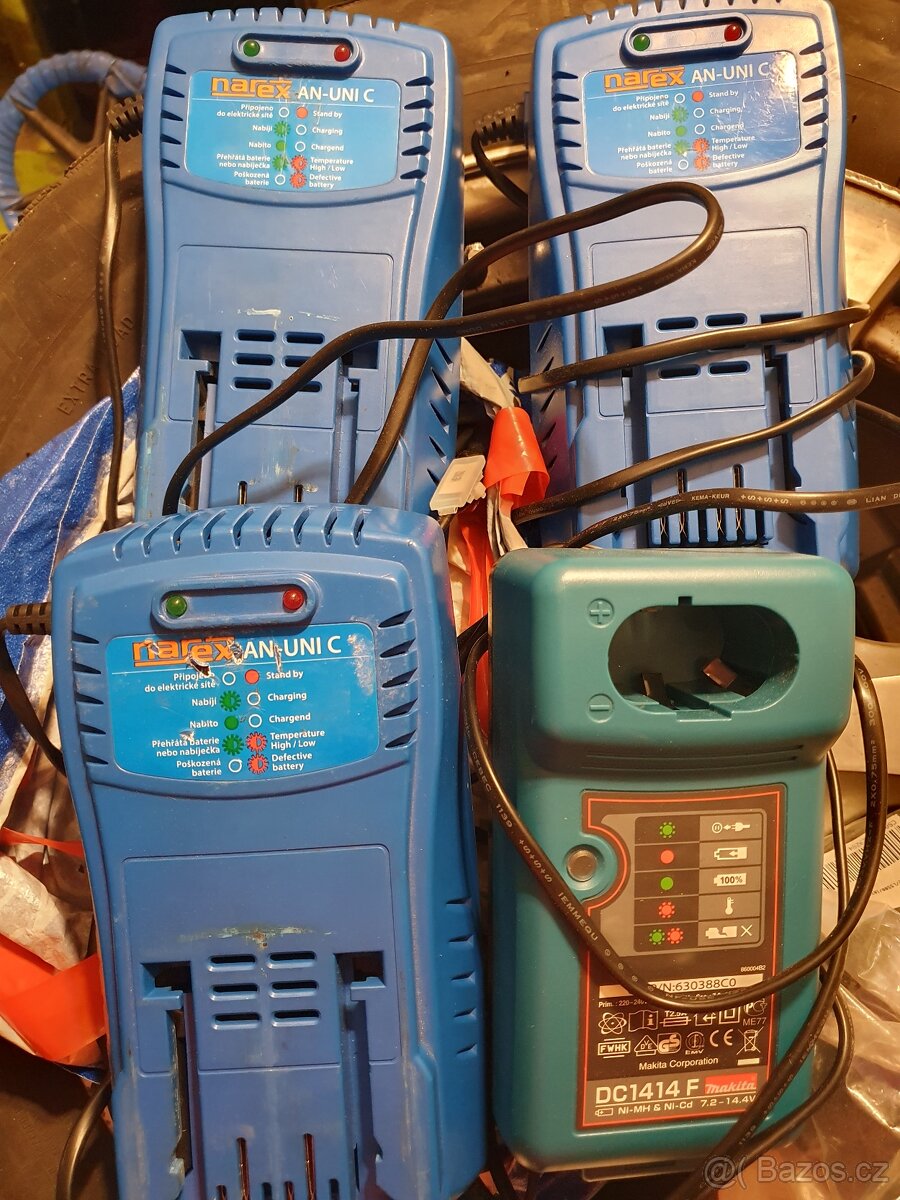 Nabijecky Narex a Makita