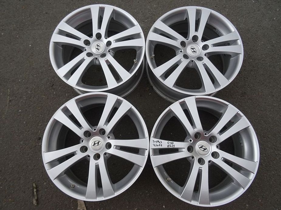 Alu disky na Hyundai 17", 5x114.3 , ET 40, šíře 7,5J