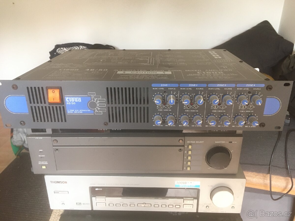 Mixer/zesilovač Cloud 46/50 4 zóny, 200W