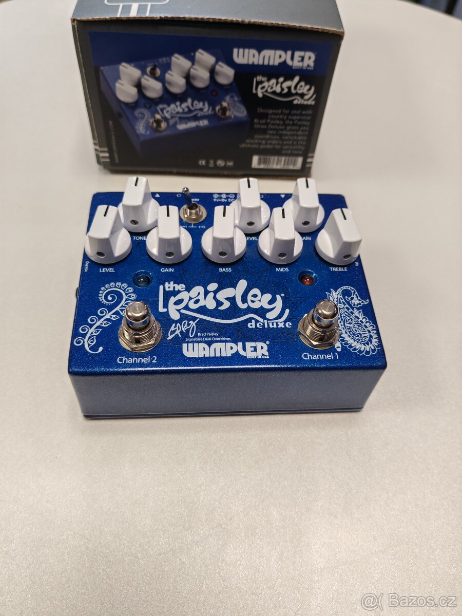 PRODÁM kytarový pedálový efekt WAMPLER Paisley Drive Deluxe
