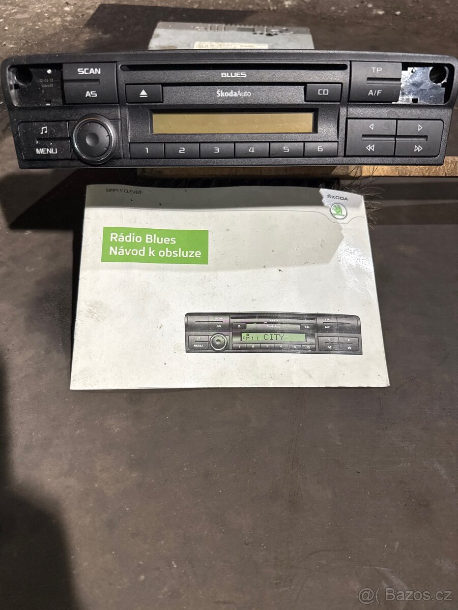Rádio Škoda Octavia 2 originál 1Z0035152
