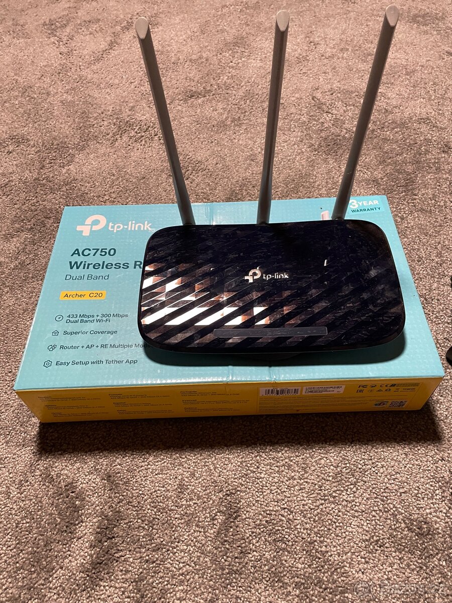 Router TP-Link Archer C20 AC750