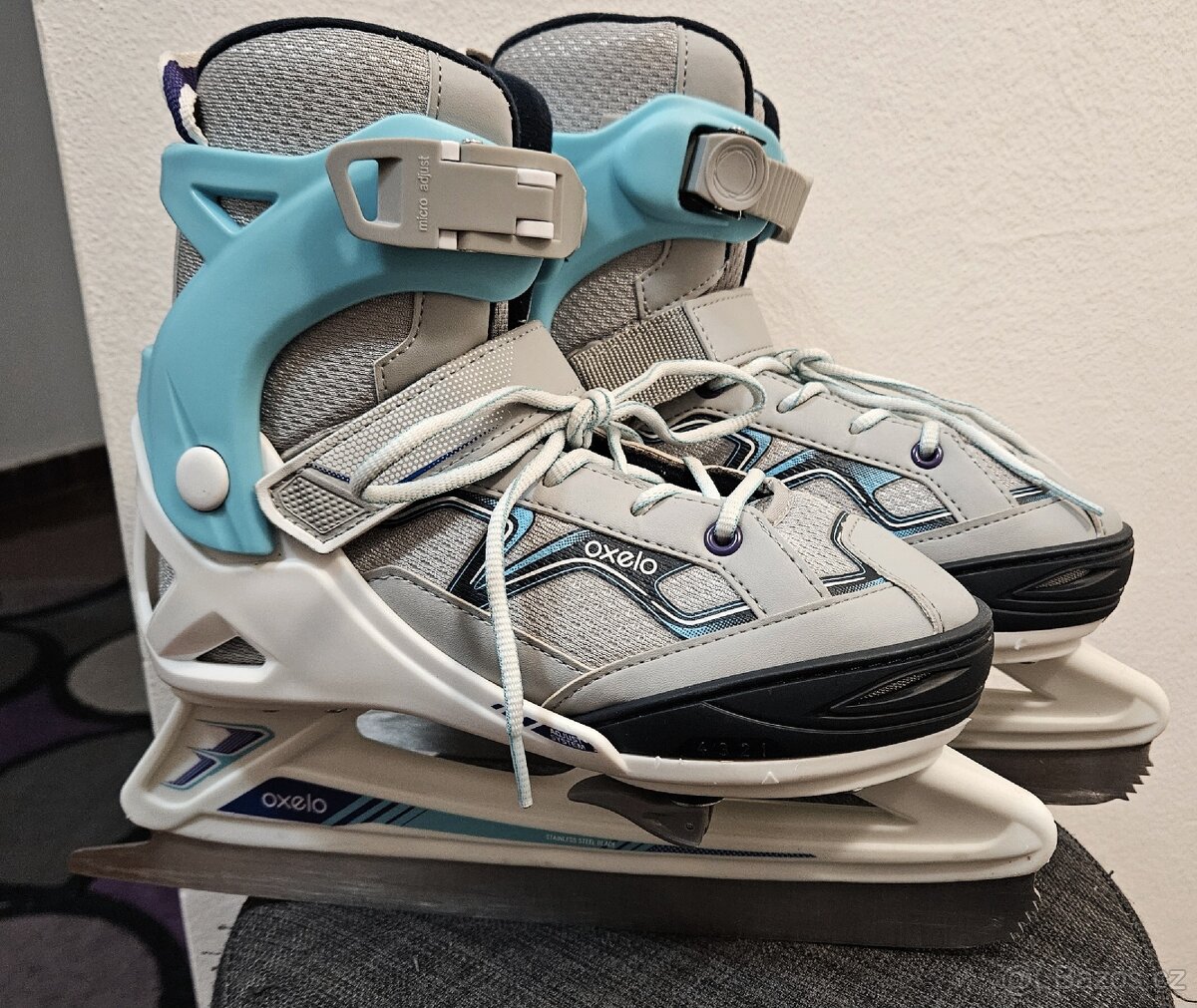 Dívčí lední nastavitelné brusle OXELO vel. 29-32