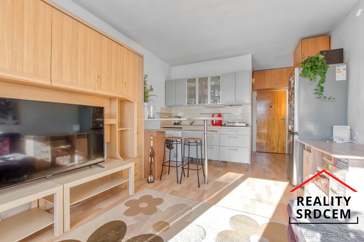 Pronájem zařízeného bytu 1+kk s lodžií, 21 m2, ul. Ostravská