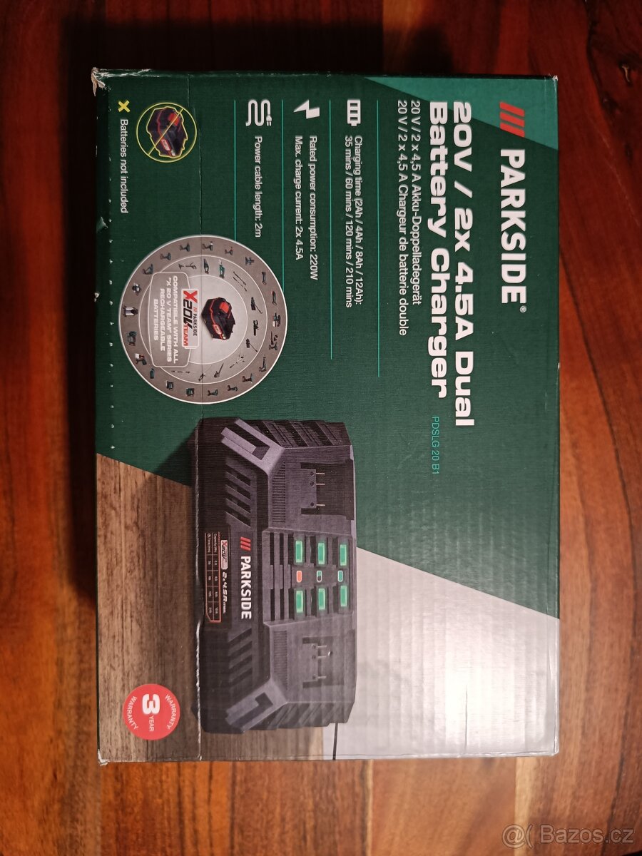 PARKSIDE Dvojitá rychlonabíječka PDSLG 20 B1