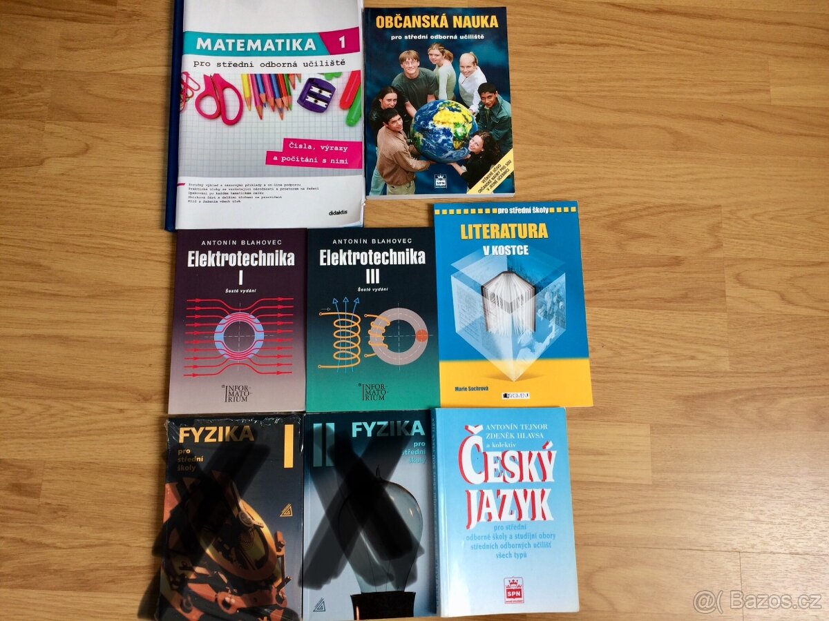 Český jazyk Tejnor,literatura v kostce,elektrotechnika