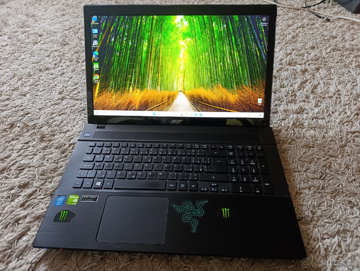 Herný notebook Acer Displej 17.3 Nvidia GeForce GT 750M