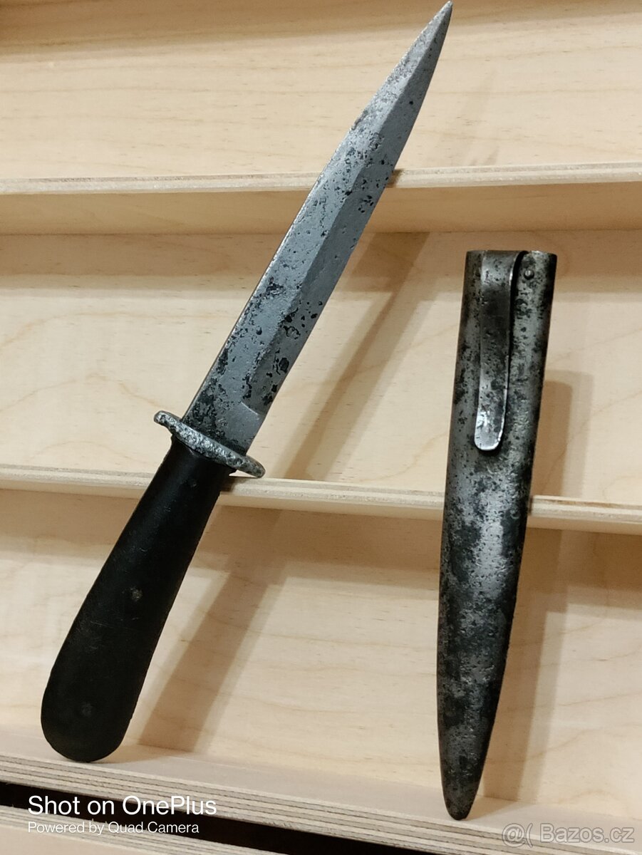 Útočný nůž Puma Solingen tzv.Boťák/Holínkác včetně pochvy