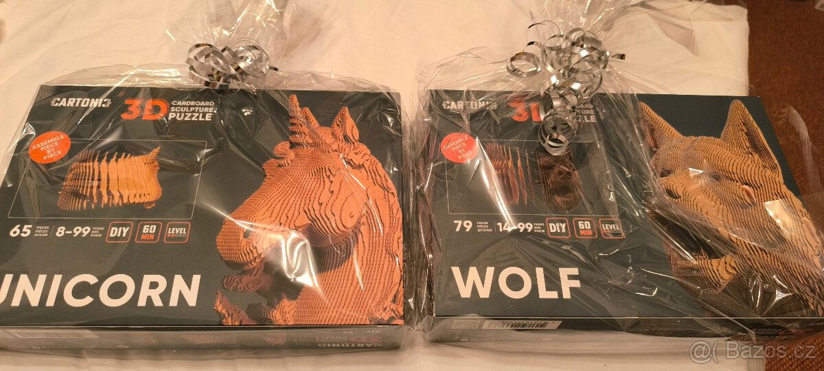 3D kartonové puzzle