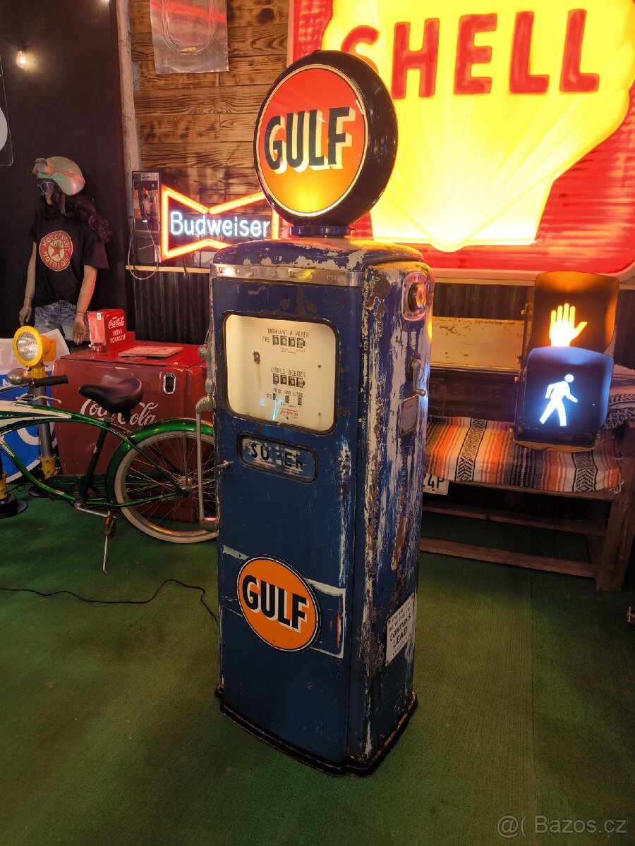 Benzínový stojan tokheim Gulf