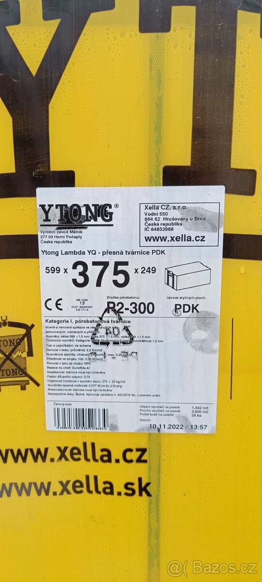 Ytong Lambda Yq - 375 + Ytong U profil 375