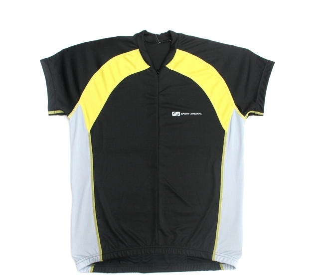 Černo-žlutý dámský cyklistický dres vel. M