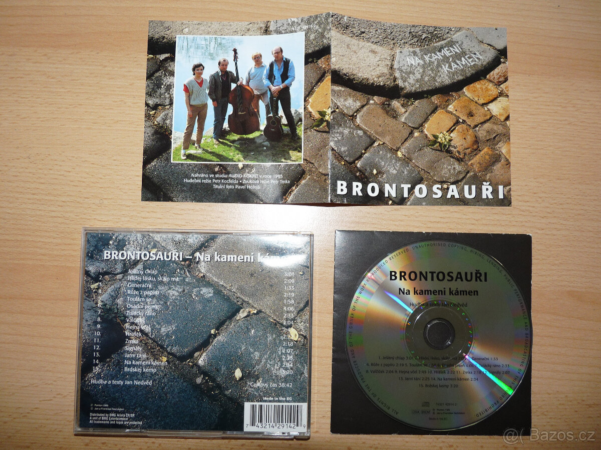 prodám CD BRONTOSAUŘI-Na Kameni Kámen 1986/96 Ariola r.