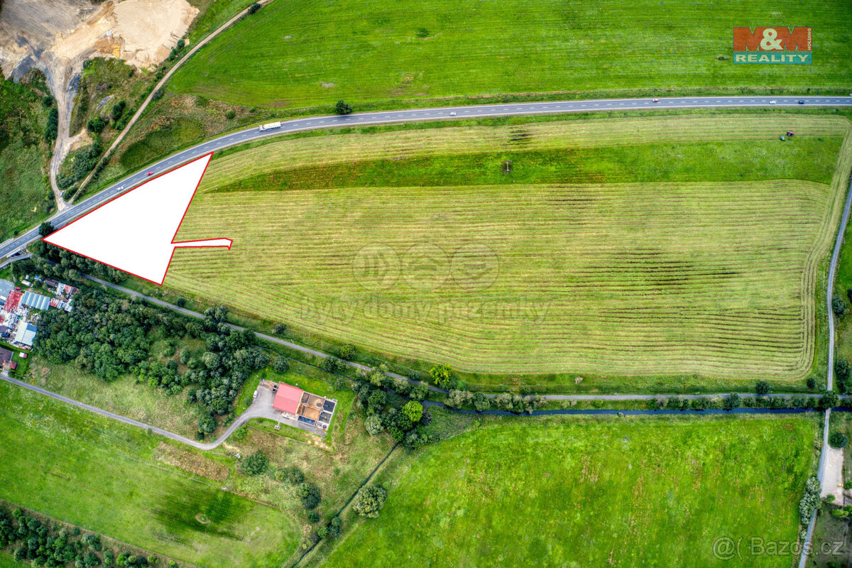 Prodej komerčního pozemku, 6009 m², Líně