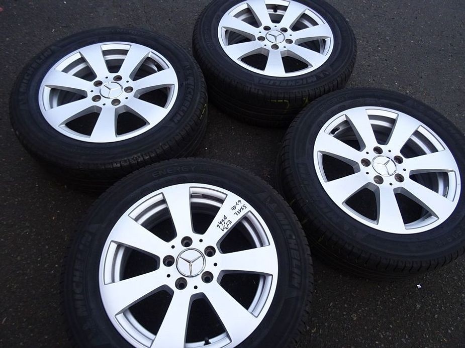 Alu disky Mercedes C204,16", 5x112, ET 39,šíře 6J,letní sad