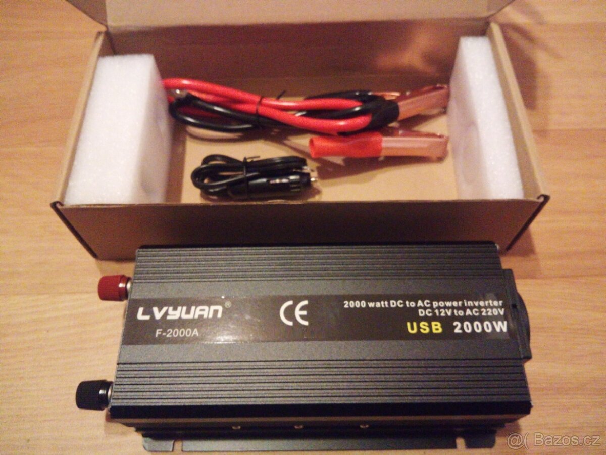 Výkonný měnič napětí 12V / 2000W