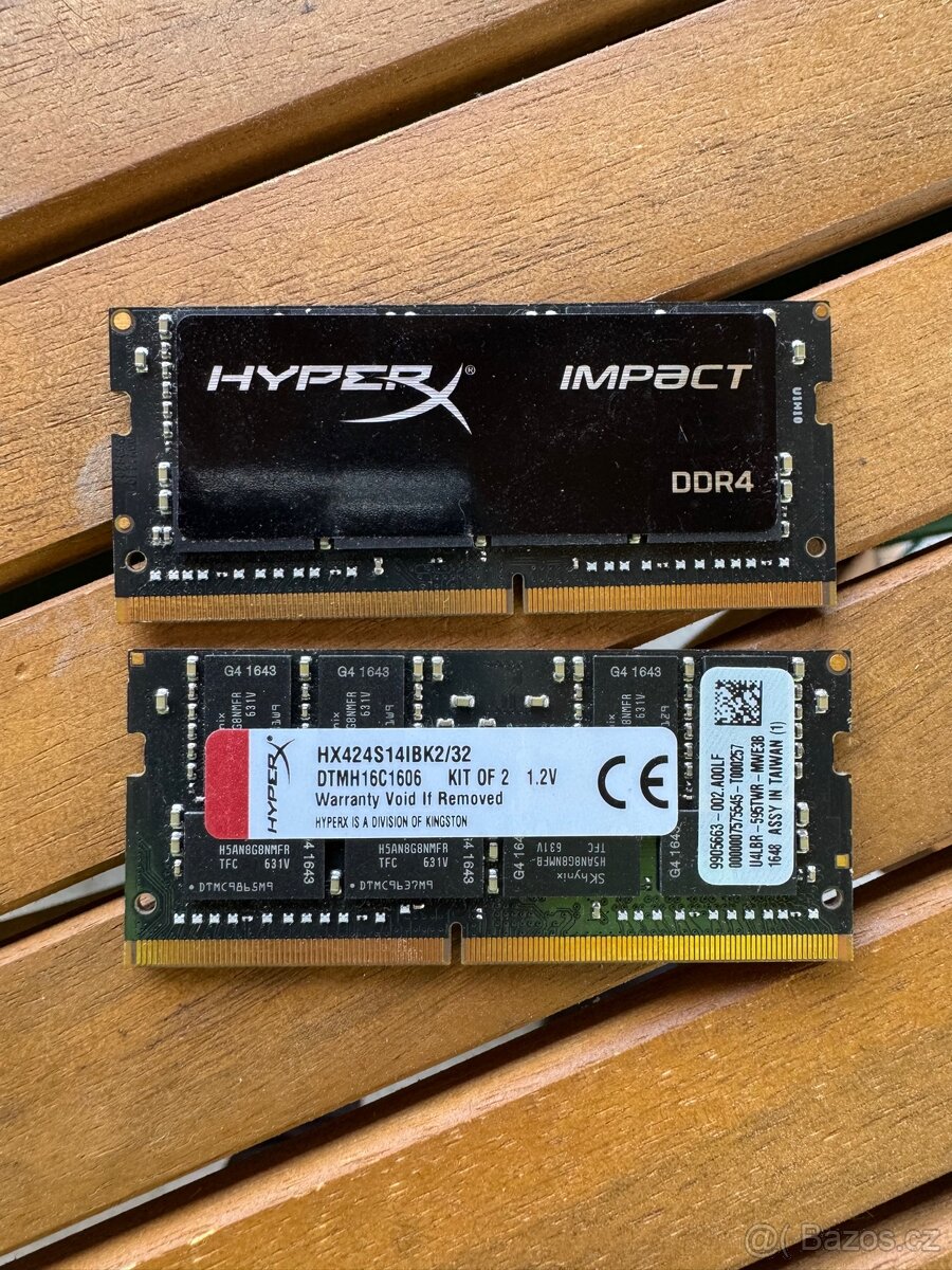 Sodimm 32Gb ram 2x16Gb, DDR4 2400mhz cl14
