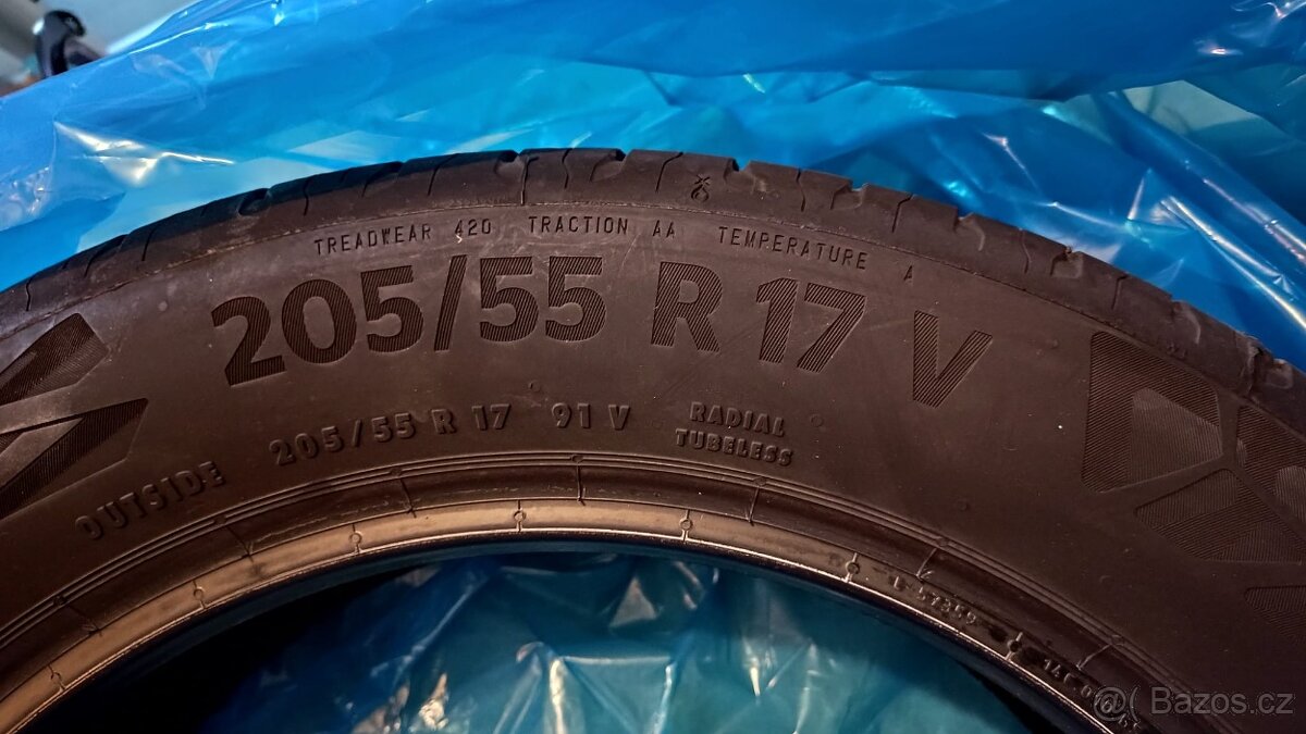 Eco Contact 6 205/55/R17 V, nové 2 ks, 0621, cena za 2 ks