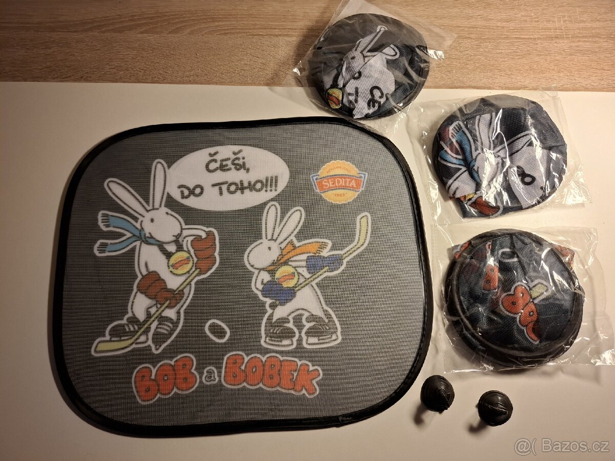 Stínítka - 4 kusy Bob a Bobek - ,,Češi do toho"