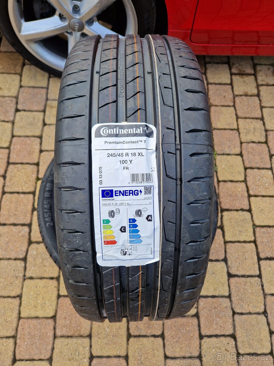 2ks nové letní pneu 245/45 r18 DOT 2024 Continental