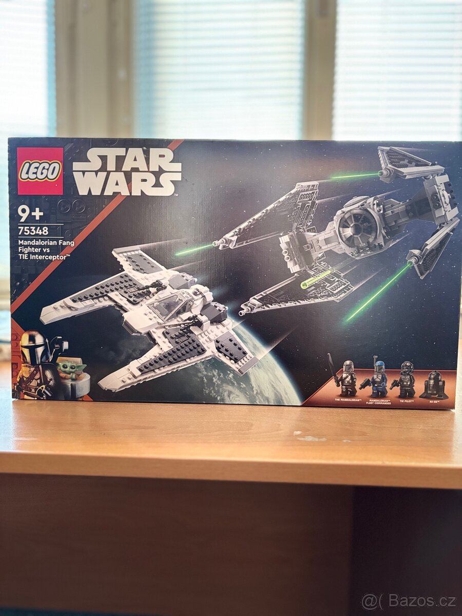 Lego star wars 75348 Mandalorian fang vs TIE interceptor
