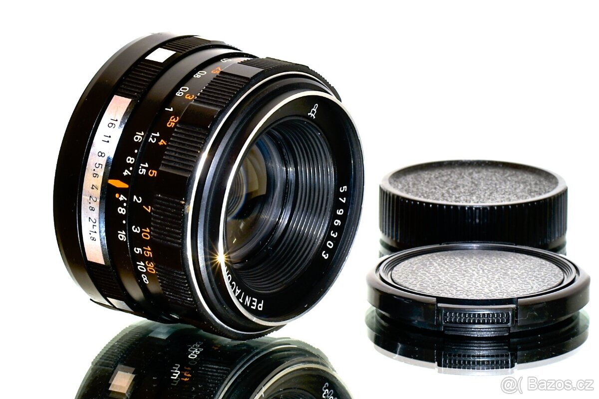 Pentacon ZEBRA 1,8/50mm M42 TOP STAV