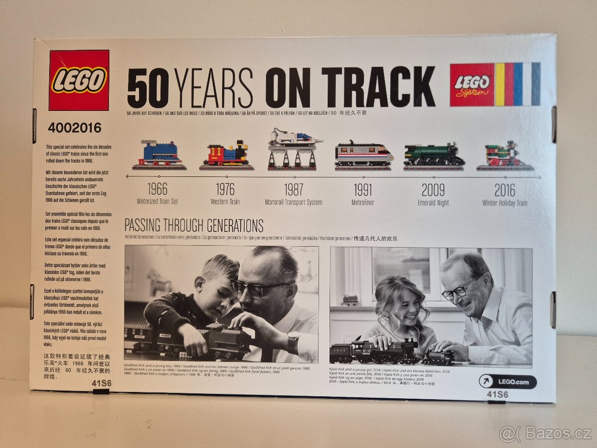 Lego 4002016 50Y on te tracks