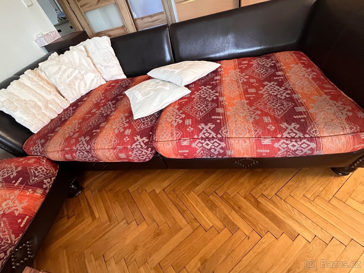 prodam gauc,taburet a křeslo