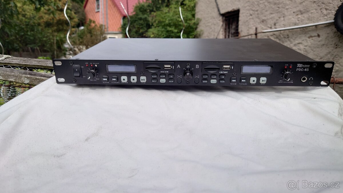DOUBLE SD/USB PREHRAVAC PROFESSIONAL AUDIO PDC-45